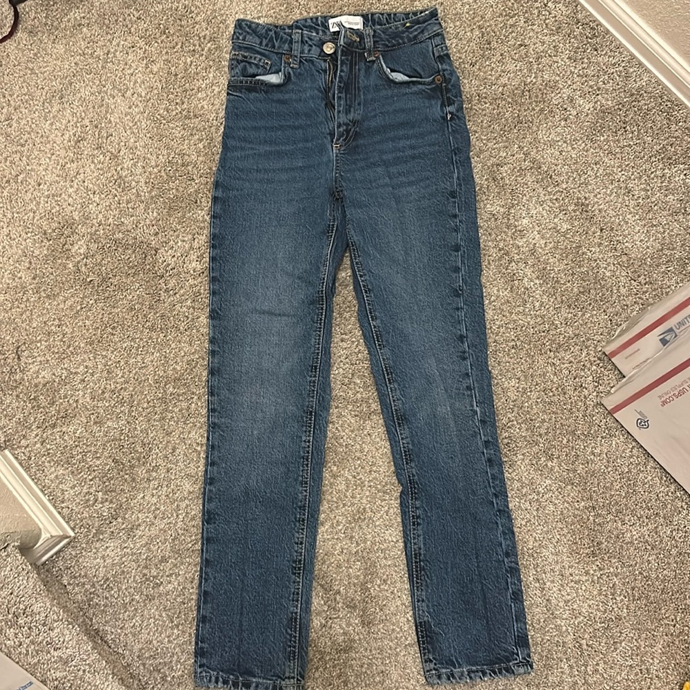 ZARA High Waisted Skinny Jeans